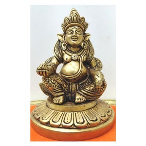 Brass Kuber Maharaj Statue Kuvera Statue Lokpala Statue God - Etsy