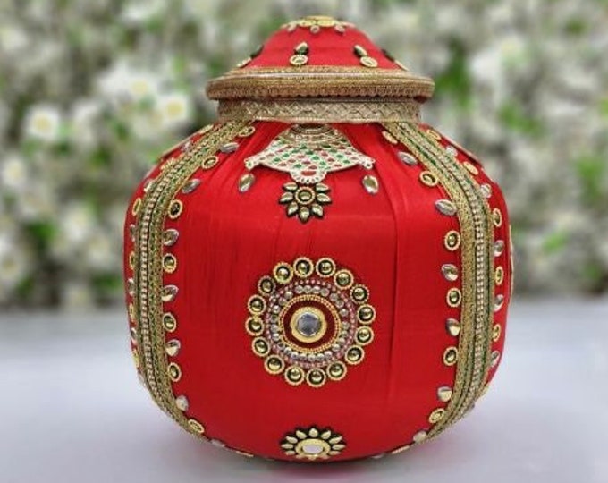 Indian Wedding Decor Matki Stainless Steel Matka With Lid Etsy
