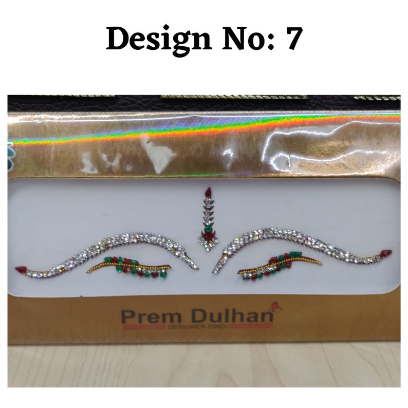 Indian Bridal Colorful Bindi Decorative Bridal Bindi Women Etsy