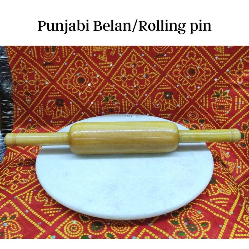 Wooden Rolling Pin Wooden Belan Gujarati Belan Handmade Etsy