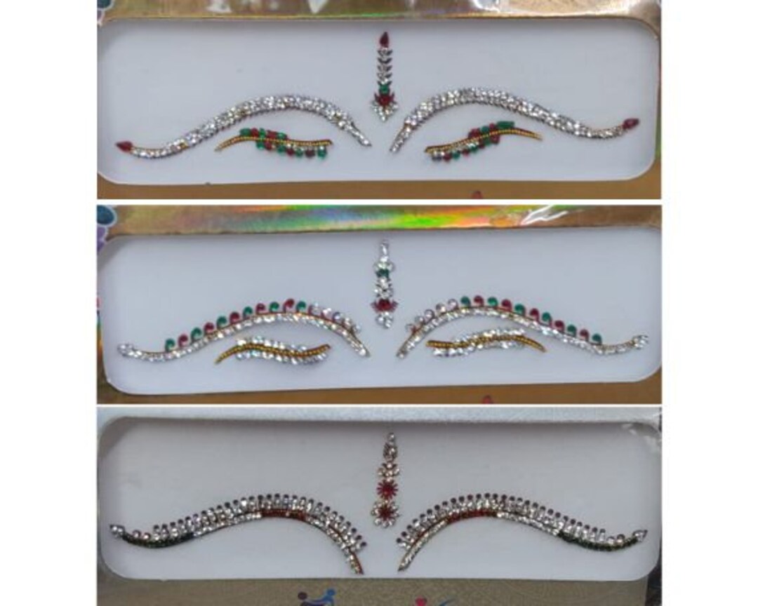 Indian Bridal Colorful Bindi Decorative Bridal Bindi Women Sticker