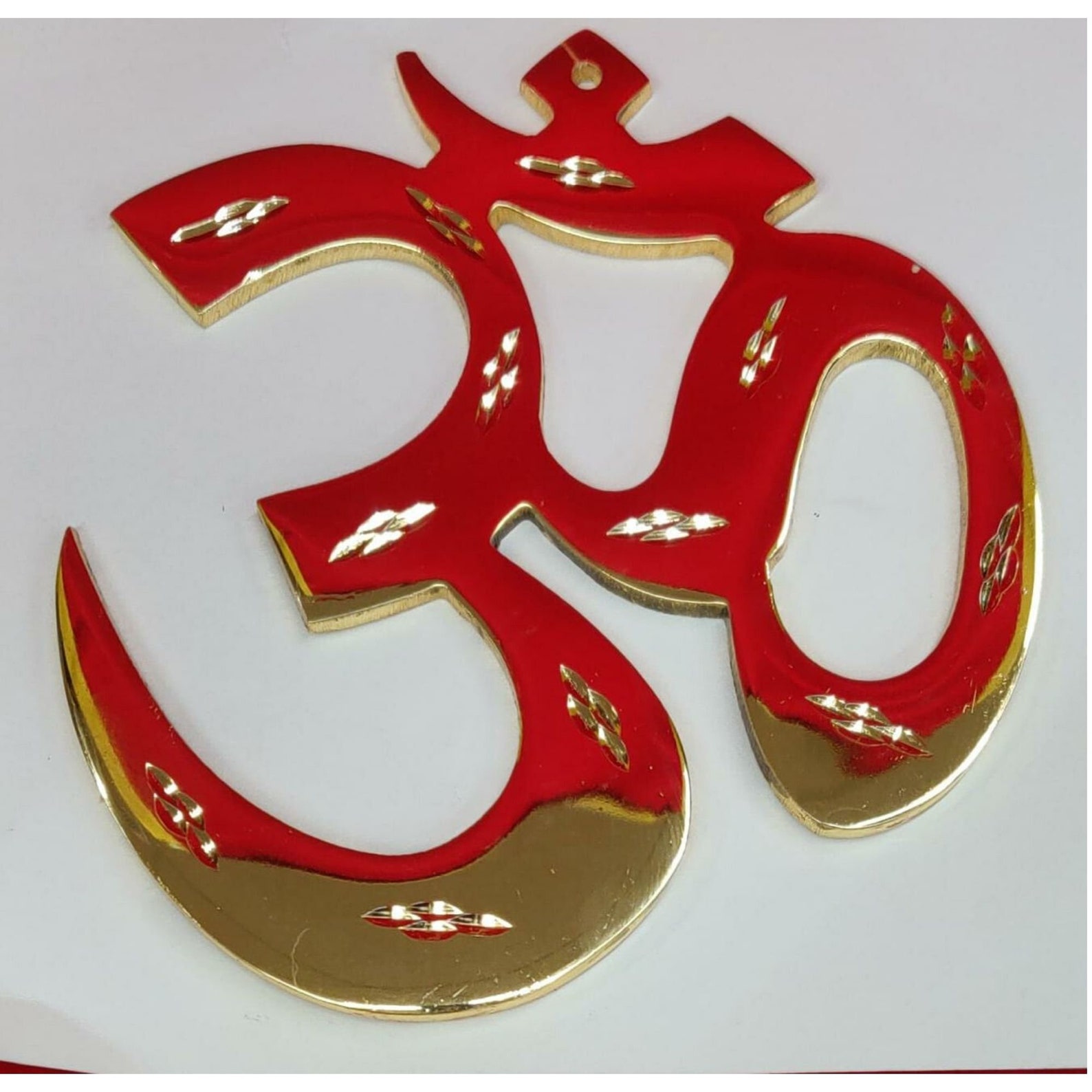 Om Symbol Wall Hanging Om Symbol Wall Decor Brass Om Wall Art Etsy