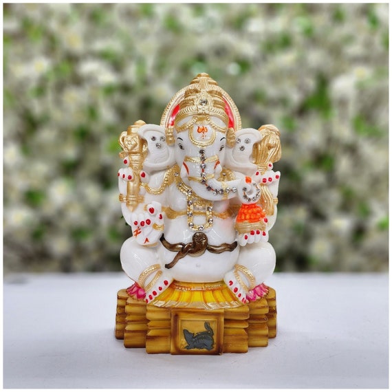 Lord Ganesha Statue Good Luck God for Gift Ganesha Idol in | Etsy