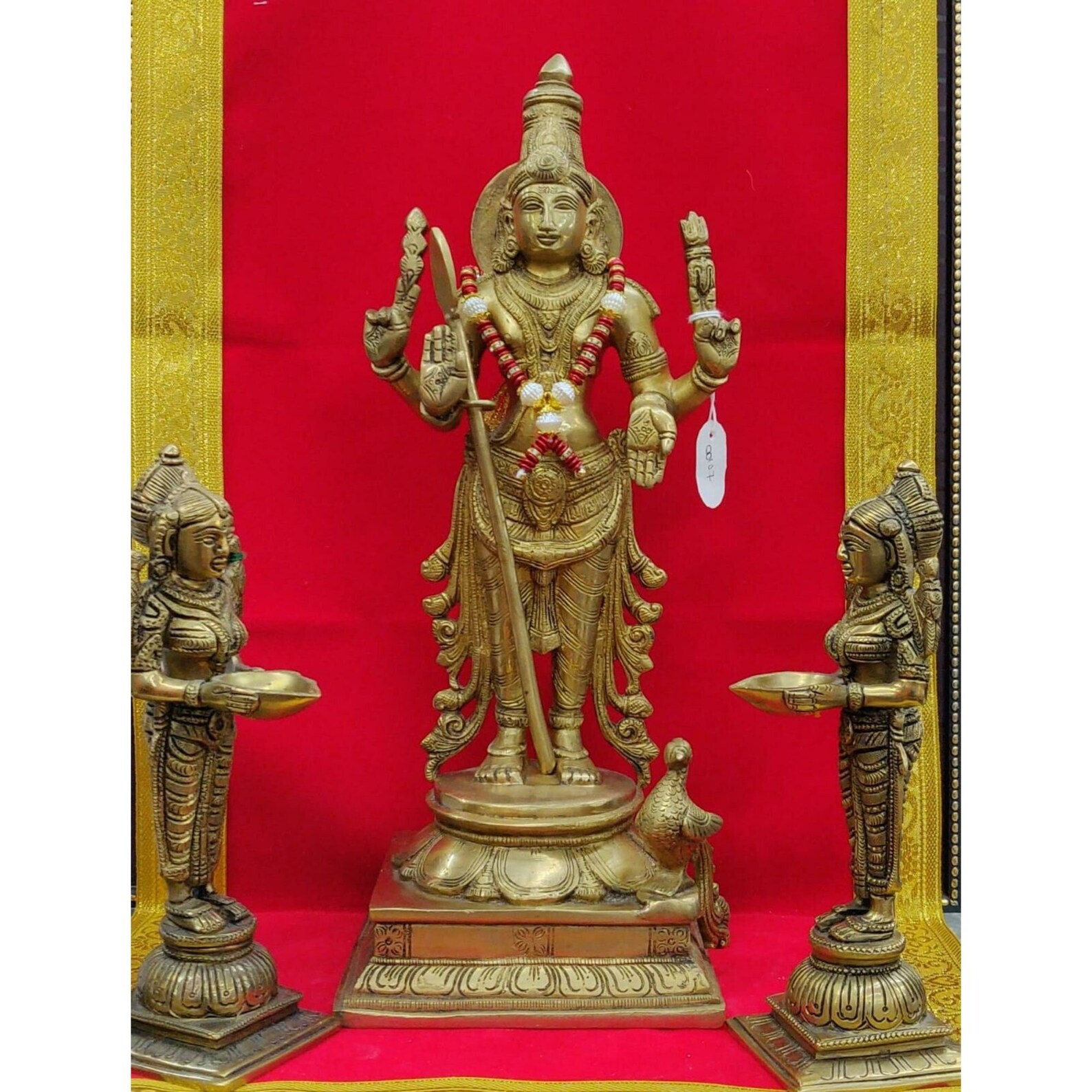 Lord Murugan Statue Karthikeya Brass Statue Murugan Swamy in Etsy