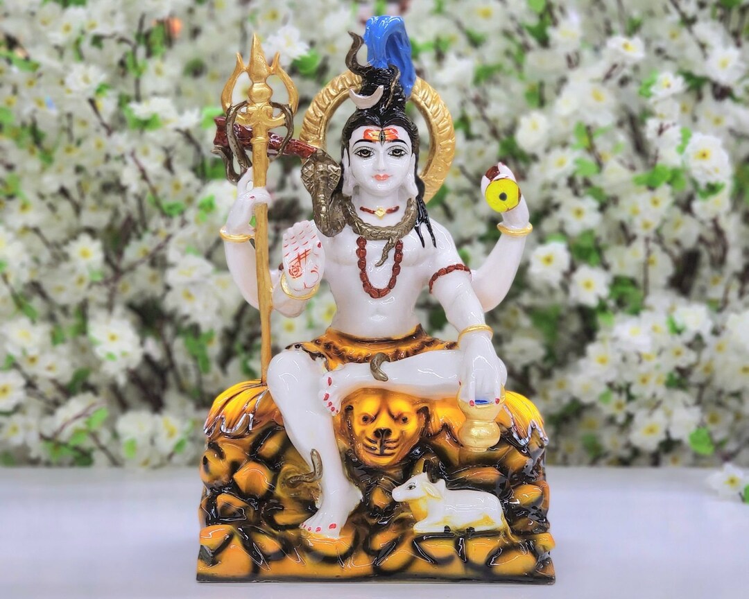 Buy Lord Mahadev Statue Large Shiva Statue Painted Lord Shiva Murti