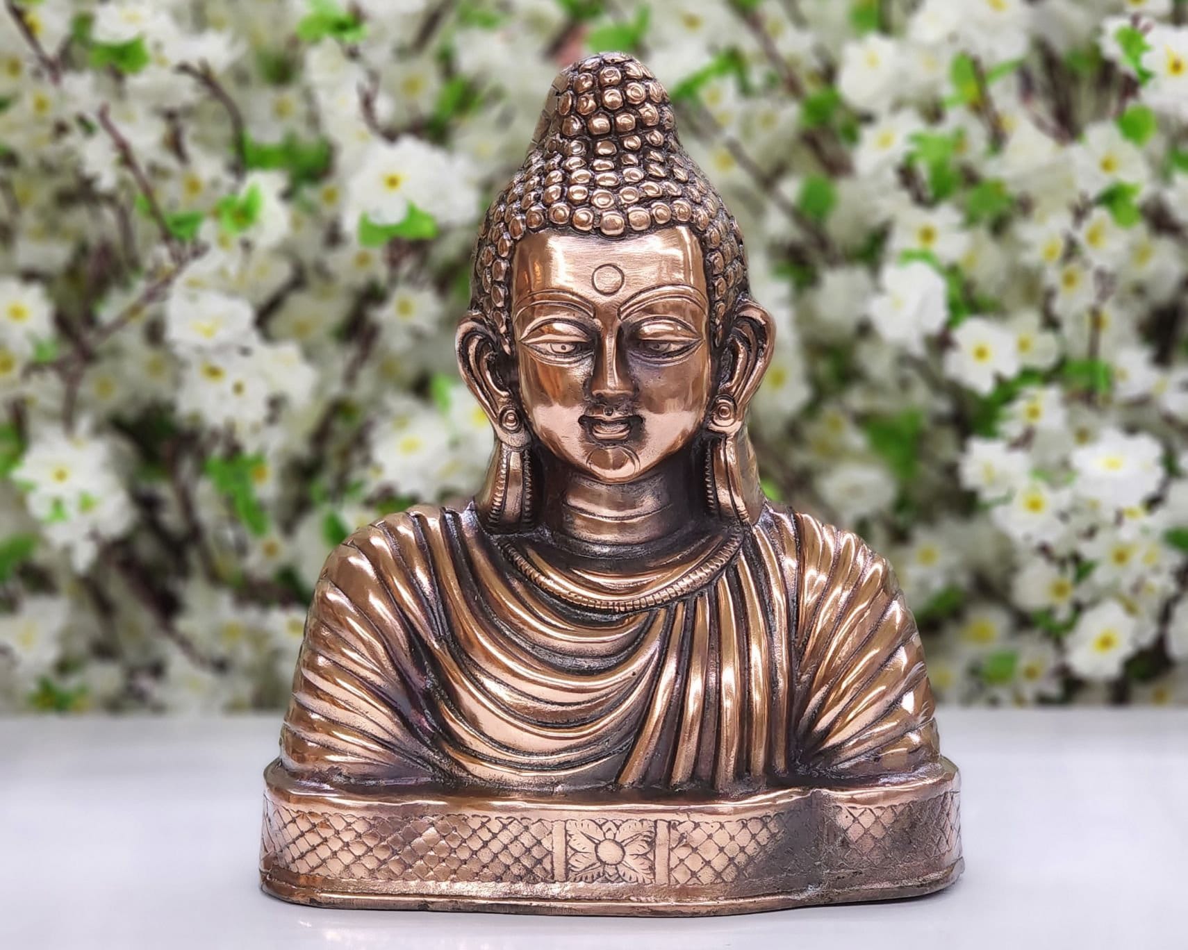Buddha Head Statue Buddha Face Figurine Home Entrance Decor Buddha
