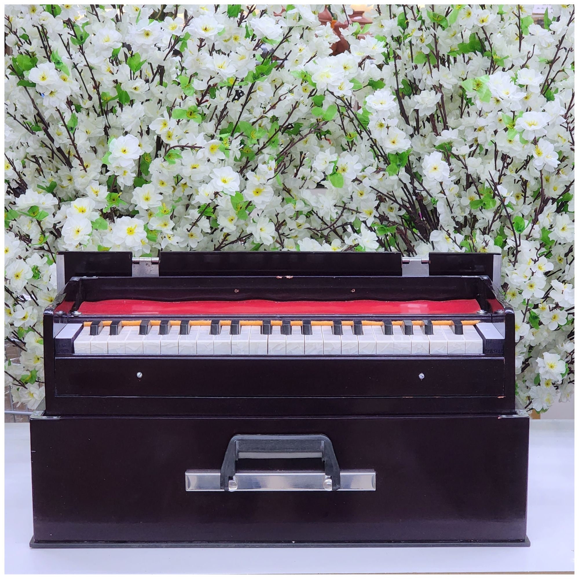 Harmonium Musicals Wooden Portable Harmonium Wood Musical Etsy