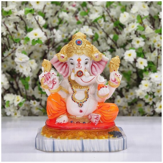 Lord Ganesha Statue Majestic Lord Ganesha Idol Ganesh Home Decor God of