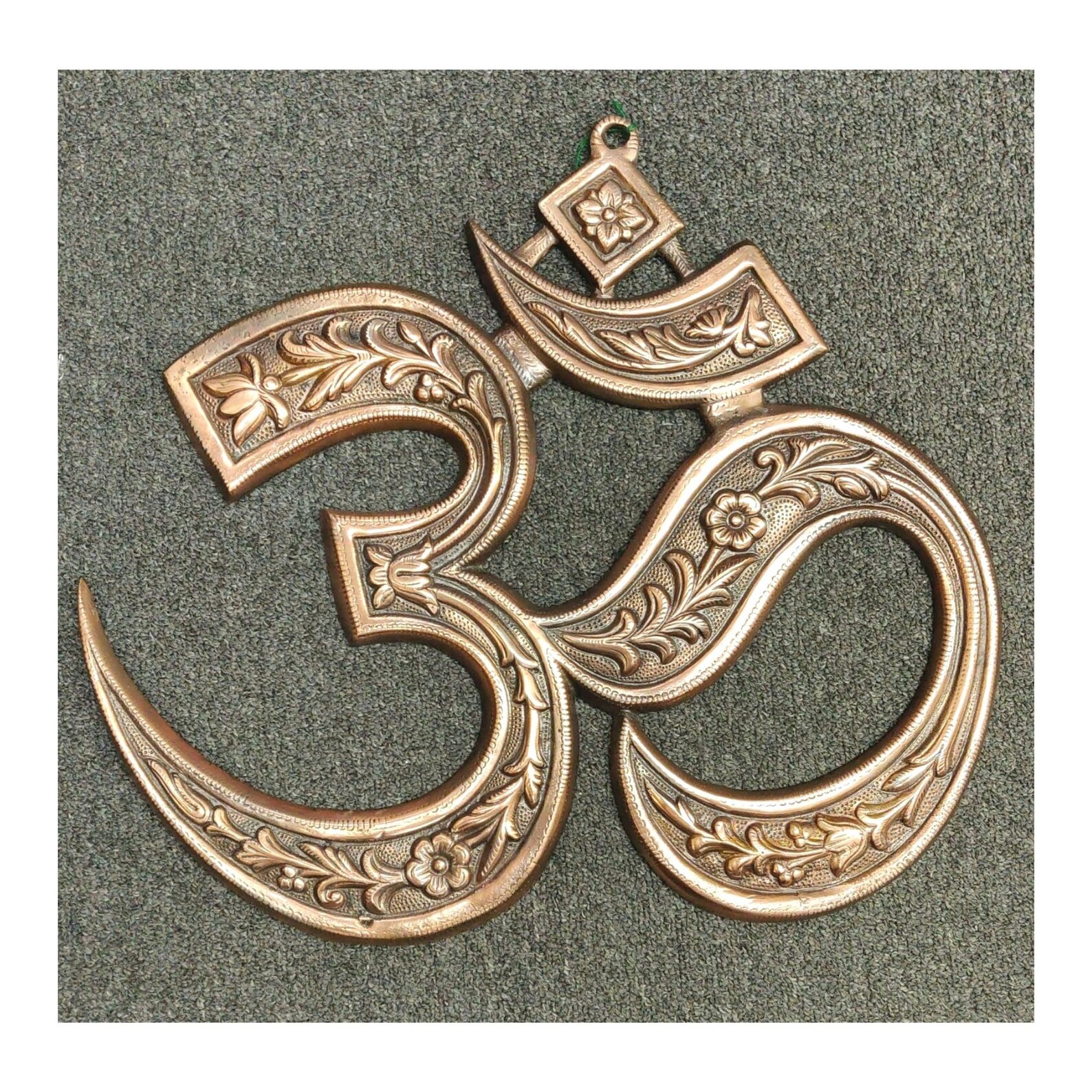 Om Symbol Wall Decor Bronze Om Wall Art Wall Hanging Etsy