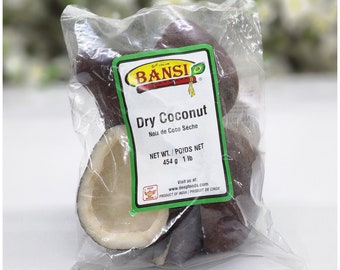 Dry Coconut Dry Fruits Dried Coconut Nariyal Copra Coconut Halves Dry Coconut - 1 Lb