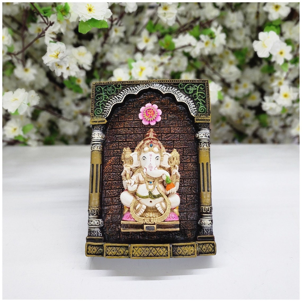 Ganesha Wall Hanging Plate Ganesha Wall Decor Indian Home Wall Etsy