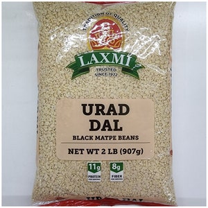 White Urad Split Black Matpe Bean Split Urad Dal Split Black Gram Unpolished Urad Dal Indian Beans 2 Lb