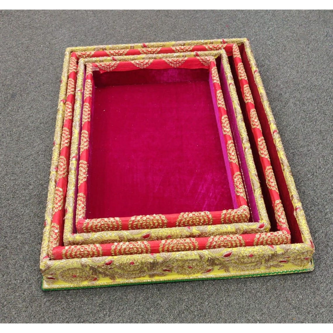 Engagement Tray Decorative Wedding Tray Gift Packing Tray Etsy