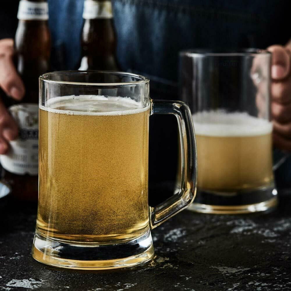 Beer Mug Glasses Set of 2 Handmade Beer Glass Trasparent Etsy