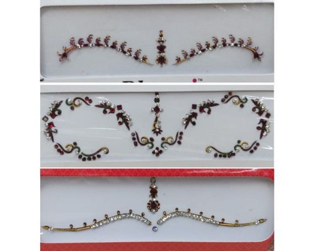 Decorative Bridal Bindi Women Sticker Bindi Designer Bridal Bindi Body