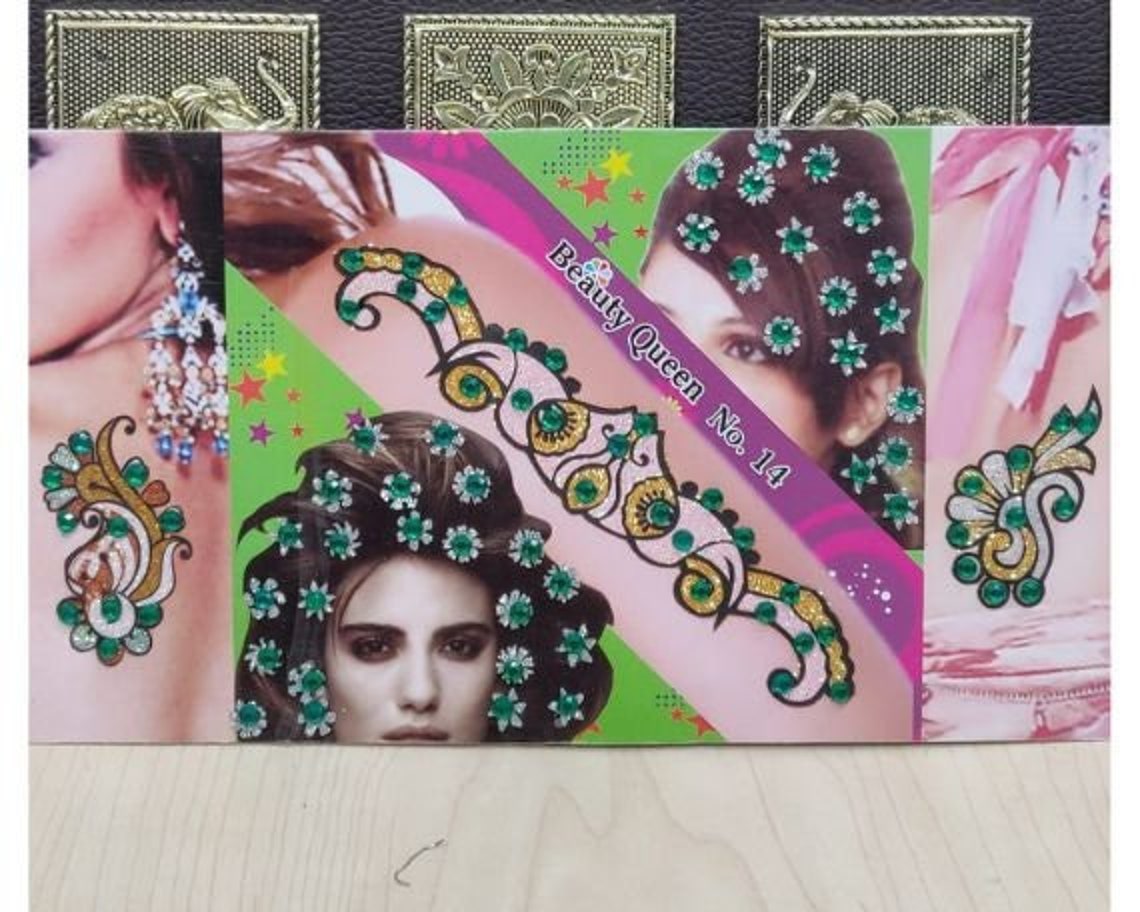 Decorative Bindi Sticker Bindi Designer Bindi Body Sticker Etsy