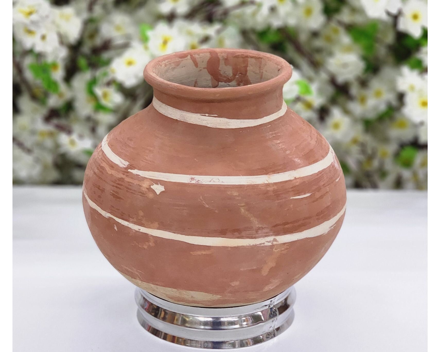 Olla de barro Handi de arcilla sin esmaltar para cocinar olla de