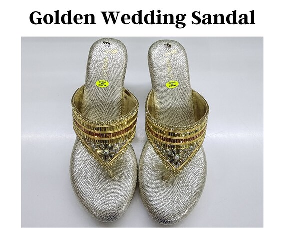 Wedding Sandals for Bride Handmade Sandal for Women Bridal Shoes