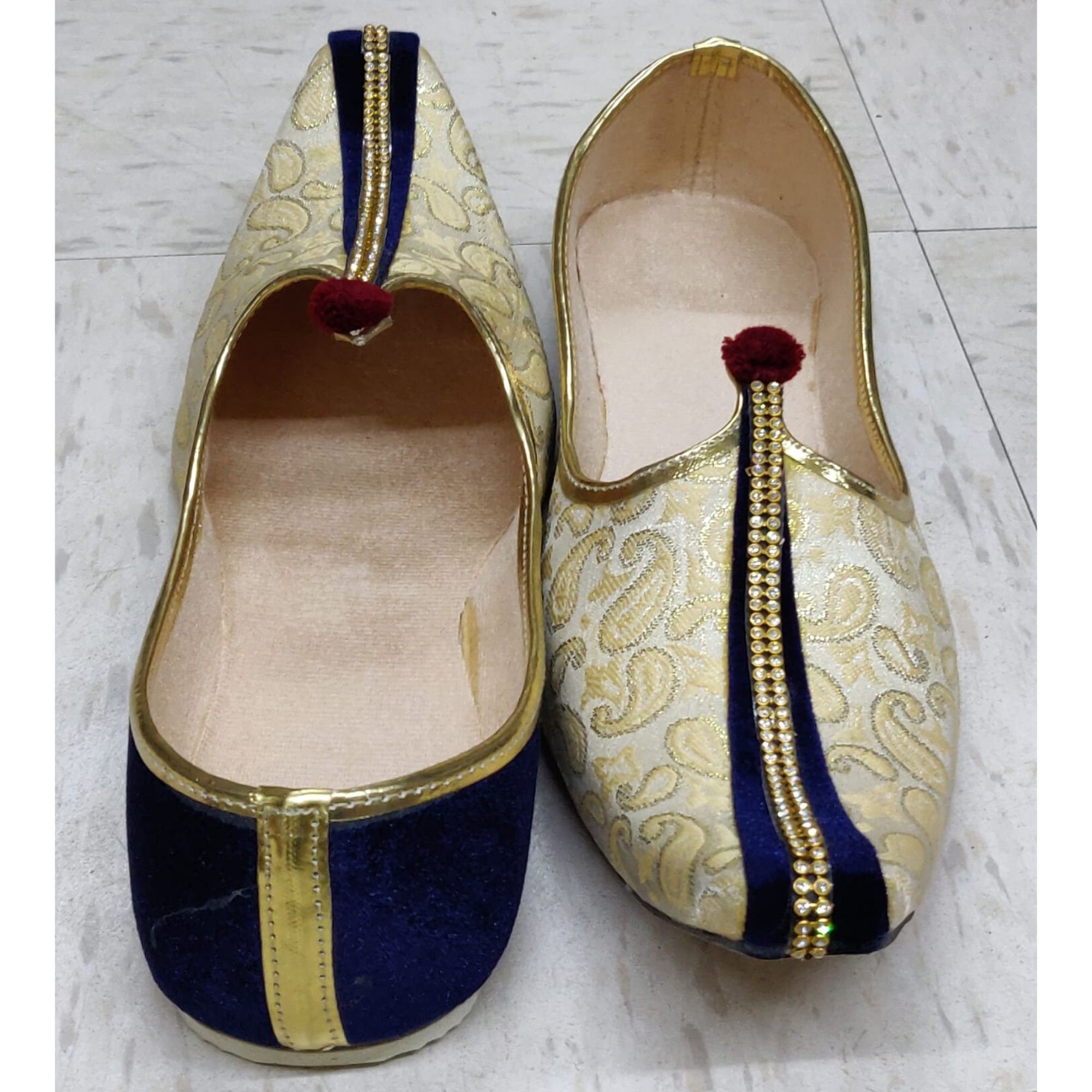 Indian Traditional Shoes for Men Wedding Mojari Sherwani Shoes - Etsy