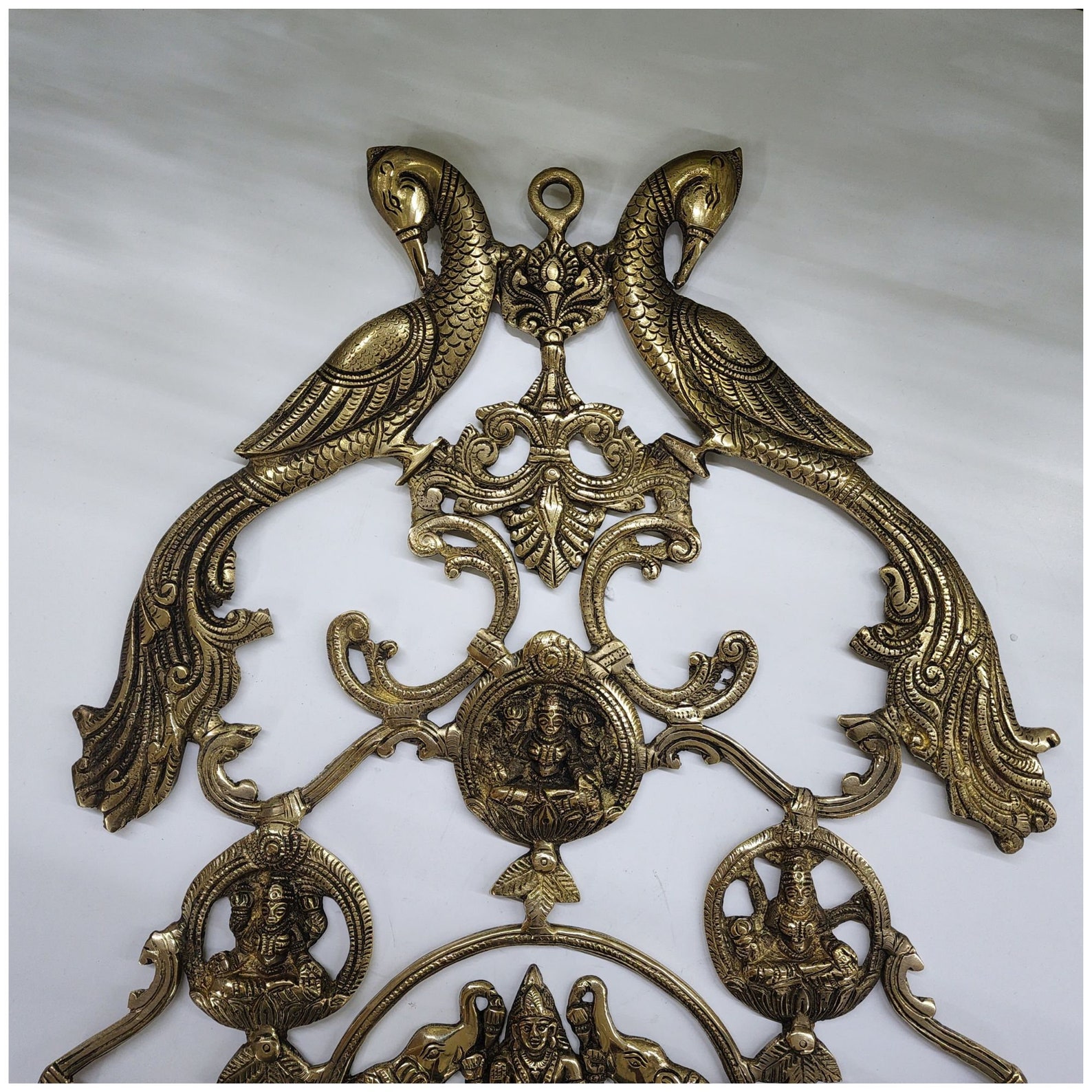 Ashtalakshmi Wall Hanging Brass Wall Hangings Home and Living Etsy