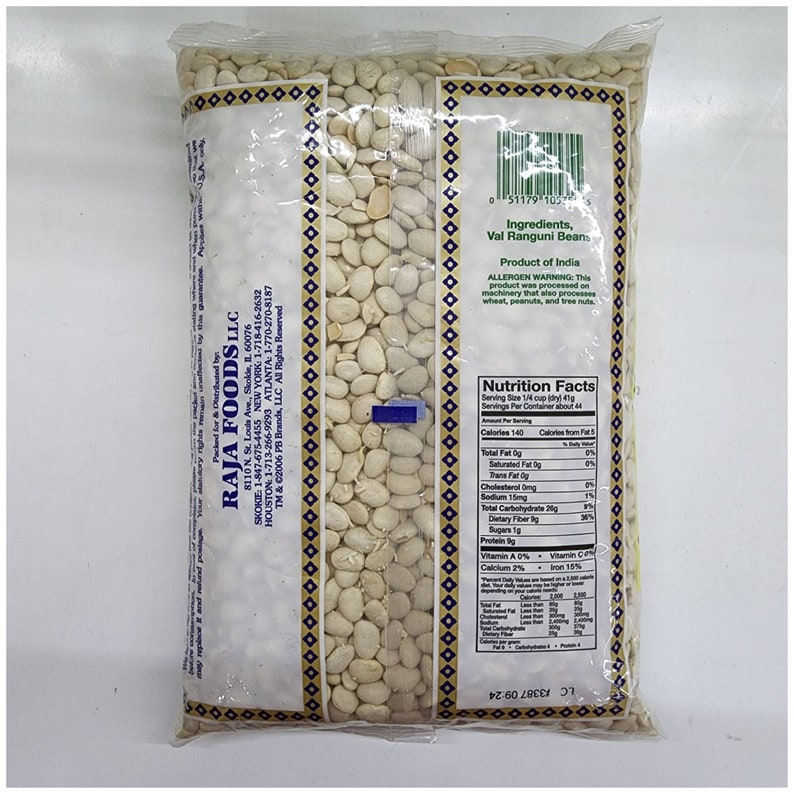 Organic Ranguni Vaal Broad Beans Lima Beans Desi Val Dried Etsy