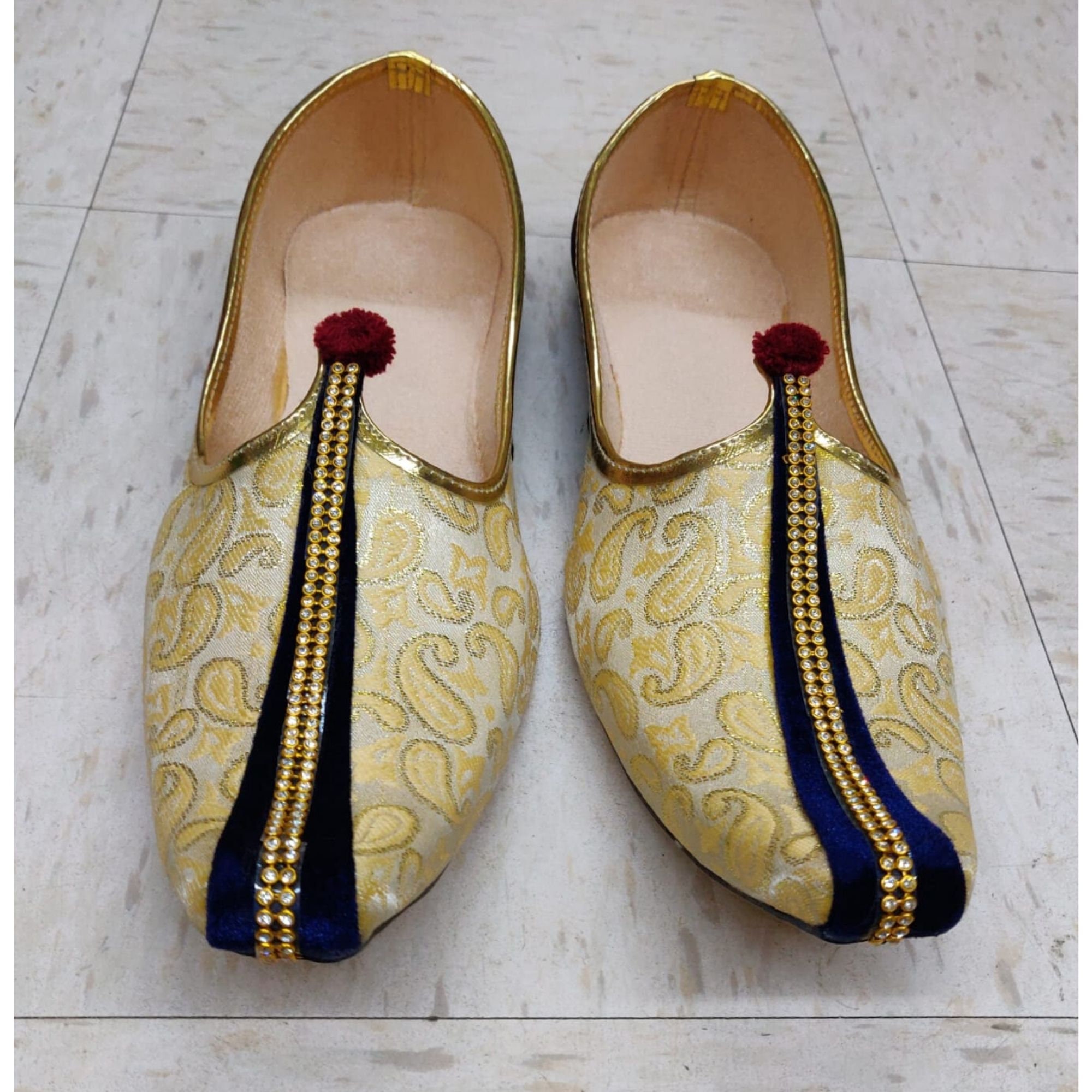 Indian Punjabi Ethnic Wedding Mens Jutti Mojari Shoes Size US UK EUR IND  #24 | eBay