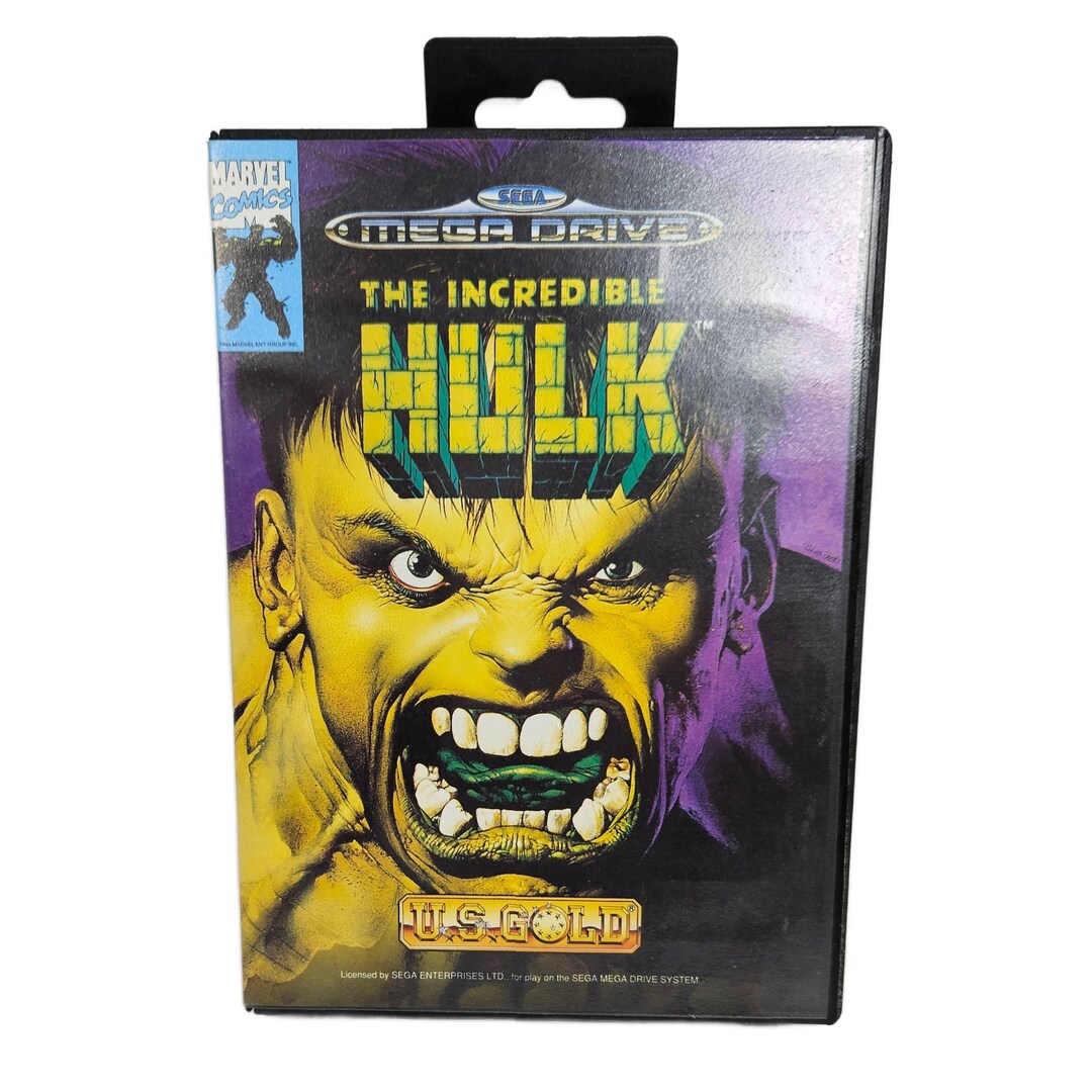 Vintage Retro Sega Mega Drive 1994 Game the Incredible Hulk - Etsy
