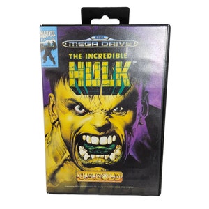 Vintage Retro Sega Mega Drive 1994 Game the Incredible Hulk - Etsy