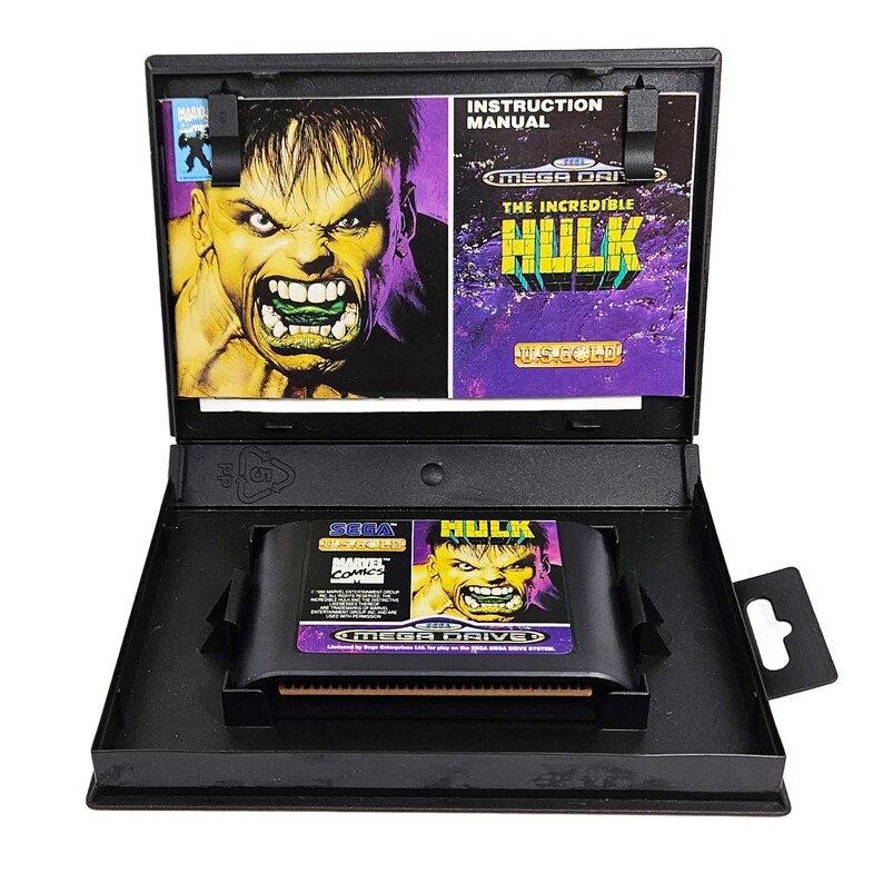 Vintage Retro Sega Mega Drive 1994 Game the Incredible Hulk - Etsy