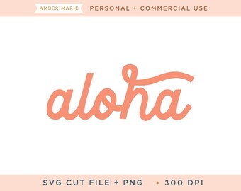 Aloha SVG,Aloha Cut File,Summer SVG,Aloha Summer Tee svg,Hawaiian Aloha svg,svg for cricut,Hawaiian svg,Beach svg cut files,Hawaiian Tee
