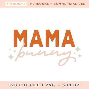 Arquivo de corte Svg da Mama Bunny, Camisa de Páscoa Svg, Svg de Páscoa retrô, Svg de maternidade de primavera, Svg de Páscoa de nova mãe, Design de camisa de primavera, Svg de camisa de primavera