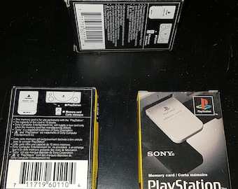 Sony PS1 Grey memory card issued 1995