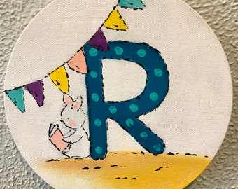 Handmade painting of Letter 'R'