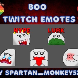 Boo Twitch Emotes