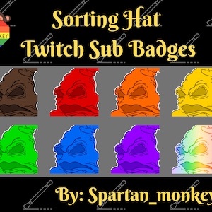 Sorting Hat Sub Badges