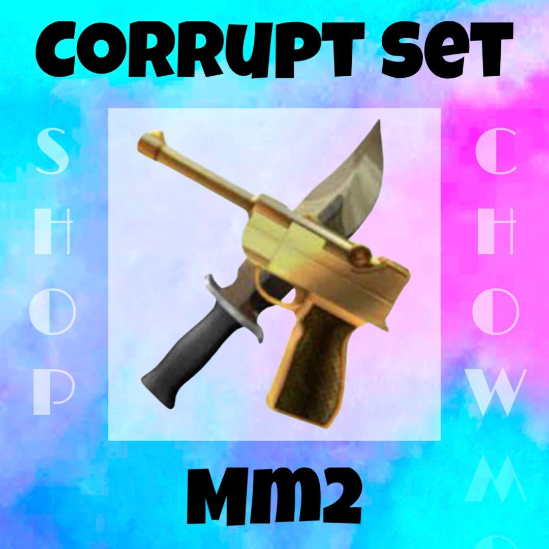 Murder Mystery 2 Mm2 Godly Set (small Set) In Game Items - Very Rare Now!