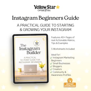 The Instagram Builder. How To Use Instagram For Marketing, A Beginners Guide To Instagram & Grow Followers Organically. PDF 2026 Vers