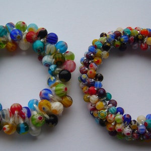 Hair accessories hair tie hairband scrunchie made of pearls 2 variations