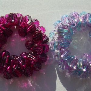 Hair accessories hair tie hairband scrunchie made of pearls in 2 variations