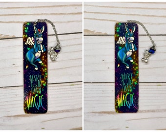 Iridescent Alidonk wooden bookmark