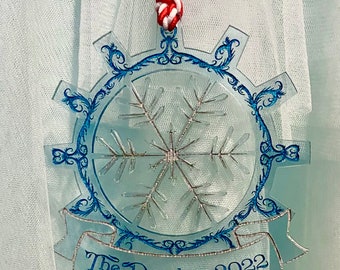 Steampunk Personalized Gear ornament