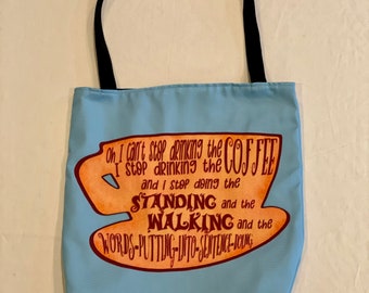 Luke’s coffee lined tote bag