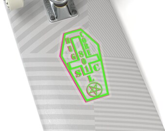Hug Core Sticker (Neon Green)