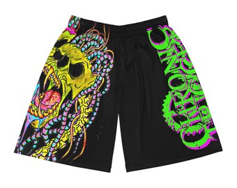 Intertwined Tongues Basketball Shorts