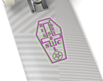 Hug Core Sticker (Neon Purple)