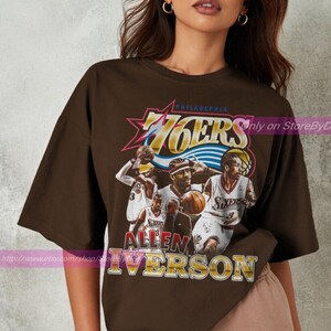 Mitchell y Ness Slam Magazine Iverson Cover camiseta negra