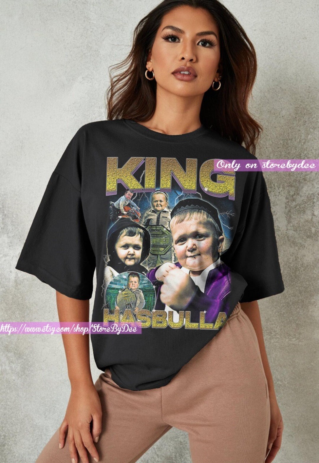 KING HASBULLA Shirt Mini Khabib Unisex T Shirt Hasbulla - Etsy 日本