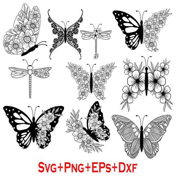 Butterfly Svg Bundle Butterfly Png Butterfly Svg Files - Etsy