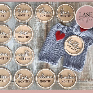 Baby Milestone Layered svg, Baby Announcement Photo Prop svg, Birth Stats svg, Newborn Announcement svg, New Baby svg, Glowforge svg