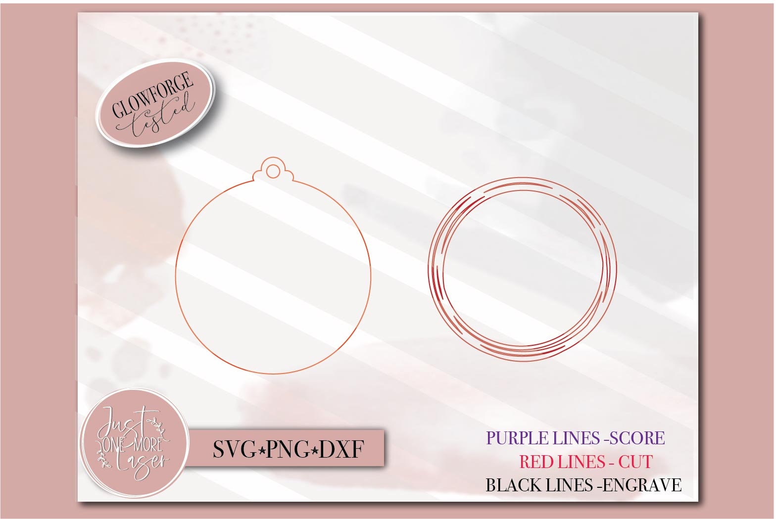 Blank Ornament Template DIY Ornament Svg Christmas Ornament - Etsy